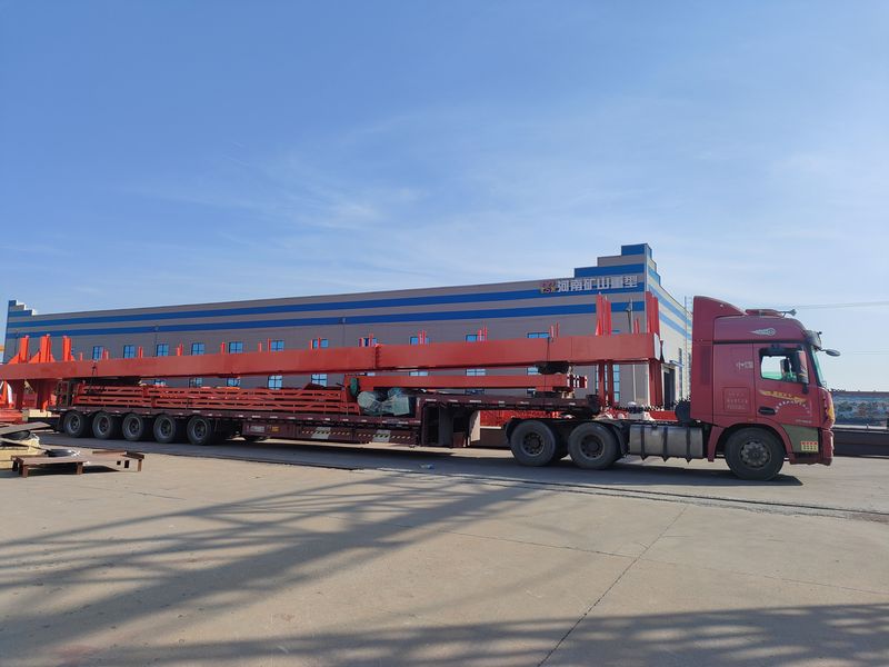 電動(dòng)葫蘆門式起重機(jī)  2臺(tái) MHxh10t—24m 制作完成，發(fā)往湖北交付客戶使用