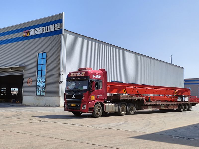 電動(dòng)葫蘆門式起重機(jī)  MHxh10t—14m 外懸3.5/1.5m 制作完成，發(fā)往青海交付客戶使用